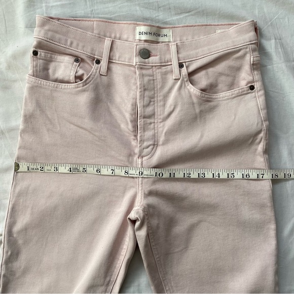 Denim Forum | Yoko High Rise Slim jeans in pink, 29 - Picture 9 of 14